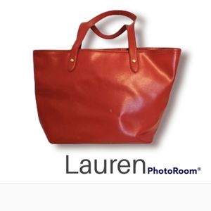 Ralph Lauren Red Bennington Bag